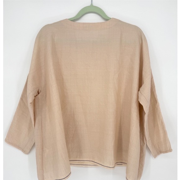 AOdress MITSUNORI ISHIMATSU Women's Designer Wool Minimalist Lagenlook Top - Picture 5 of 11